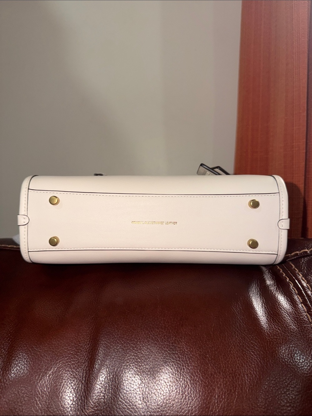 ‼️NEW Coach Swing Zip Small Chalk Leather Shoulder Bag - Picture 11 of 12